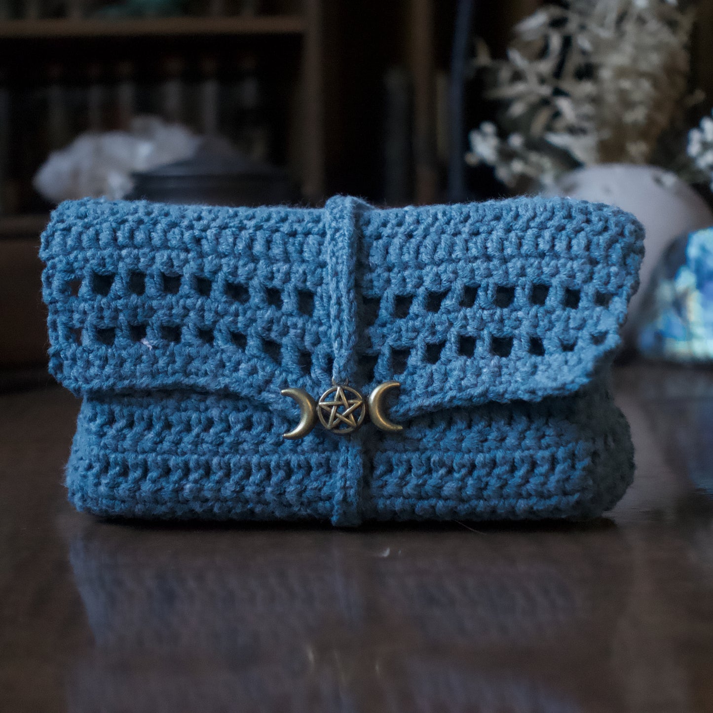 Funda de Tarot a crochet