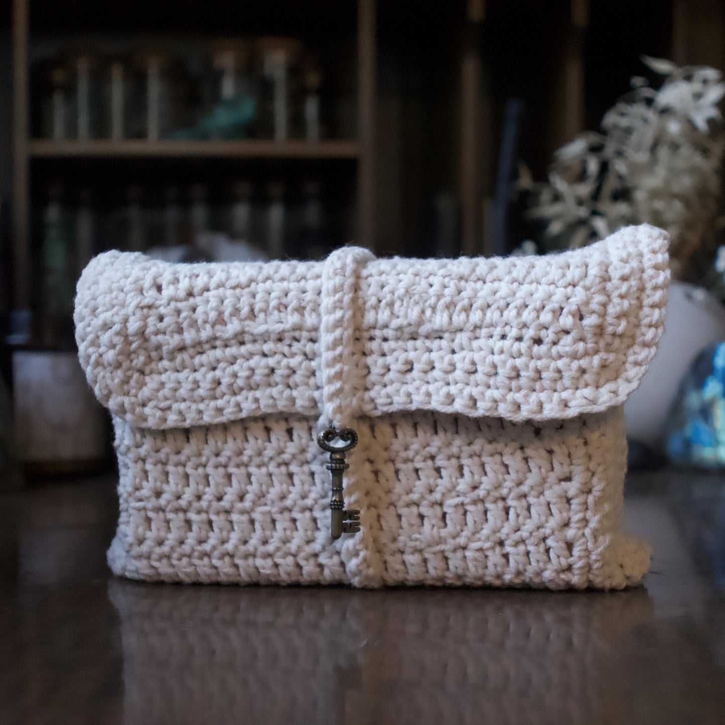 Funda de Tarot a crochet