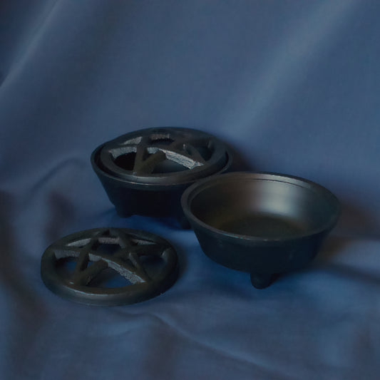 Quemador Pentagrama de hierro fundido