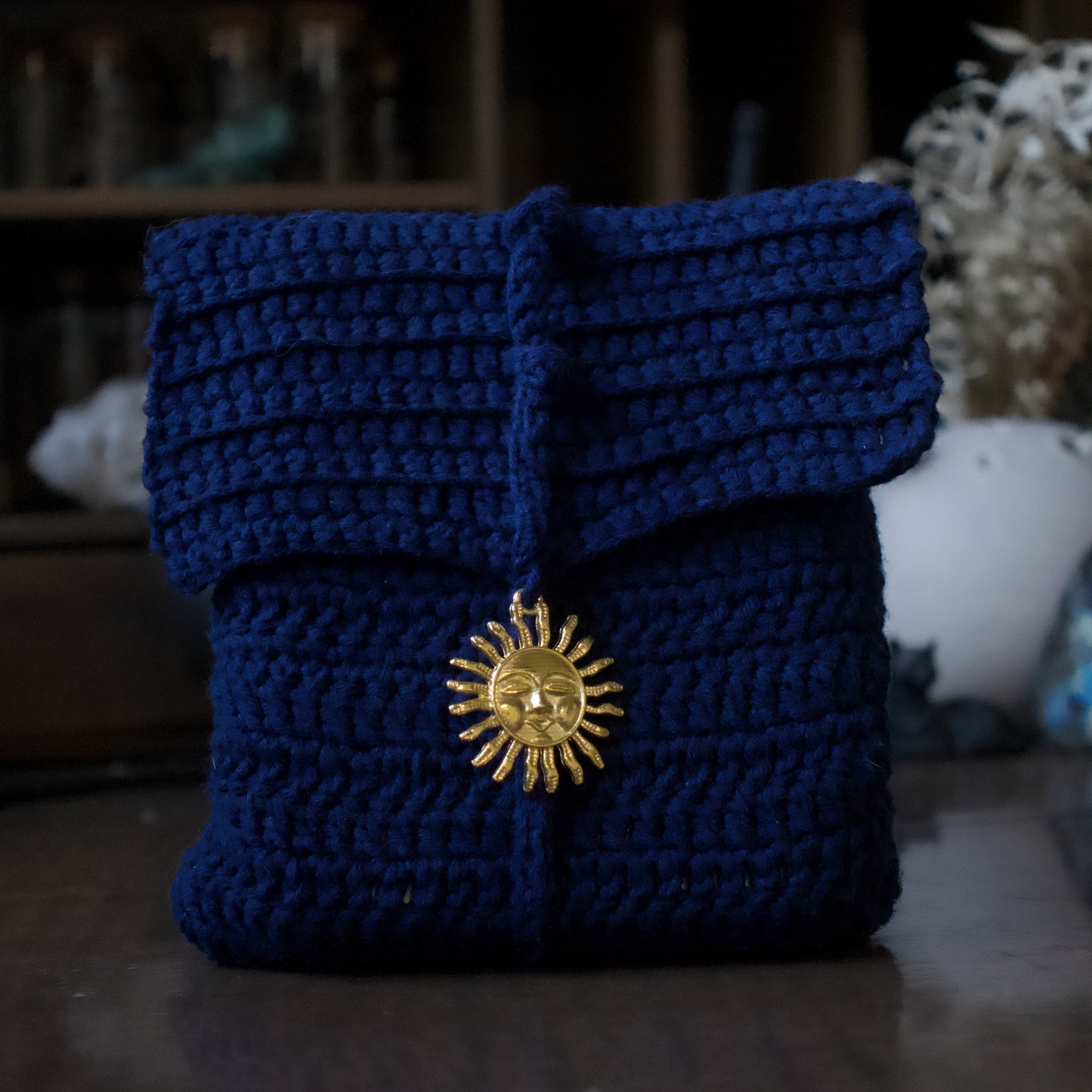 Funda de Tarot a crochet