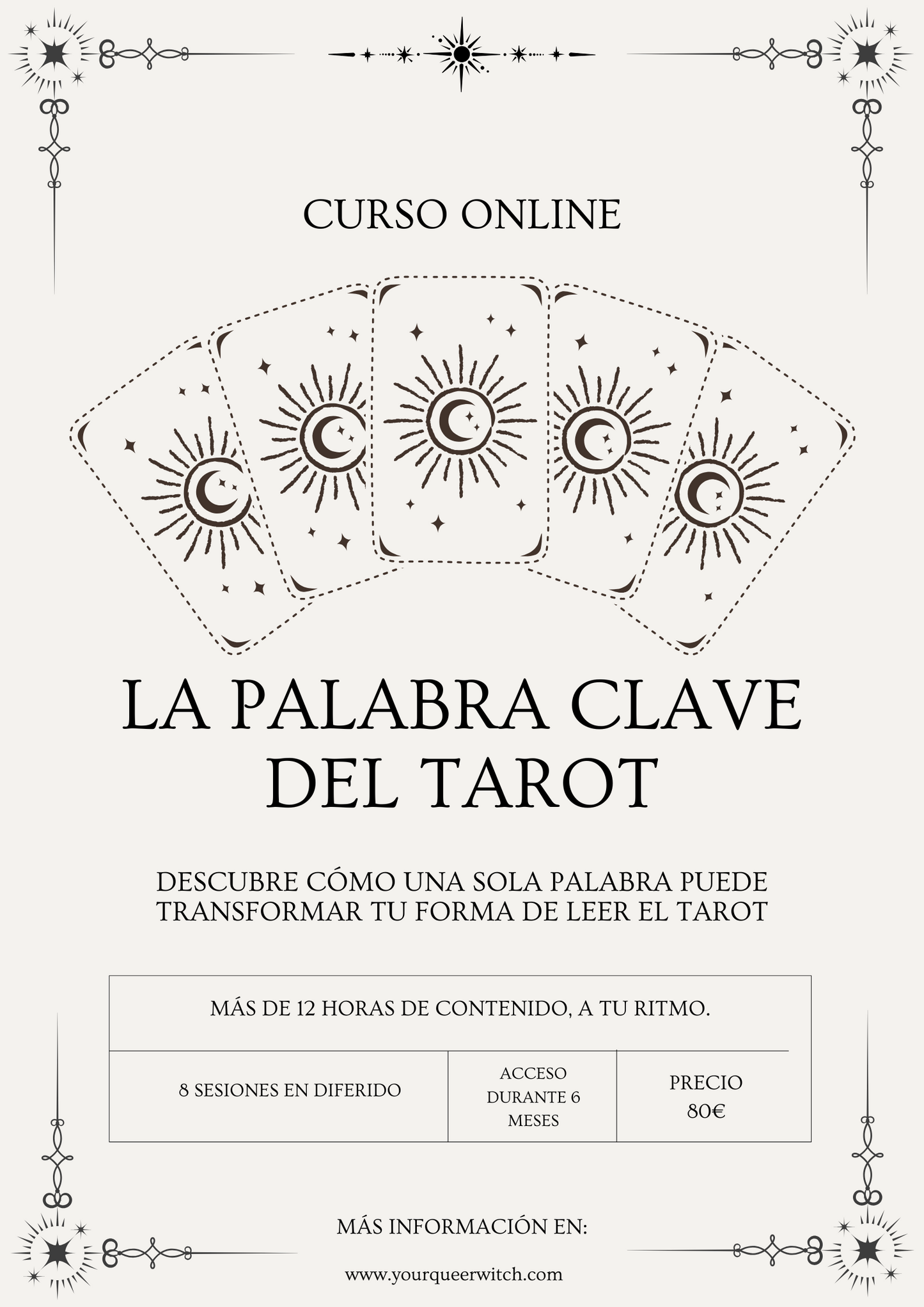 La Palabra Clave del Tarot - Curso Online en diferido