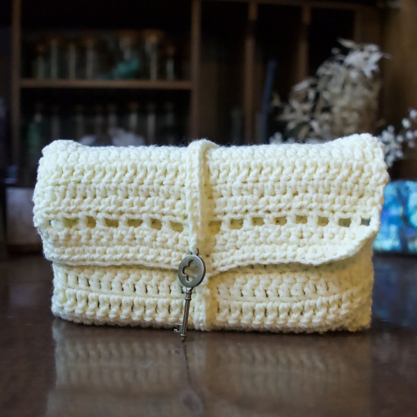 Funda de Tarot a crochet