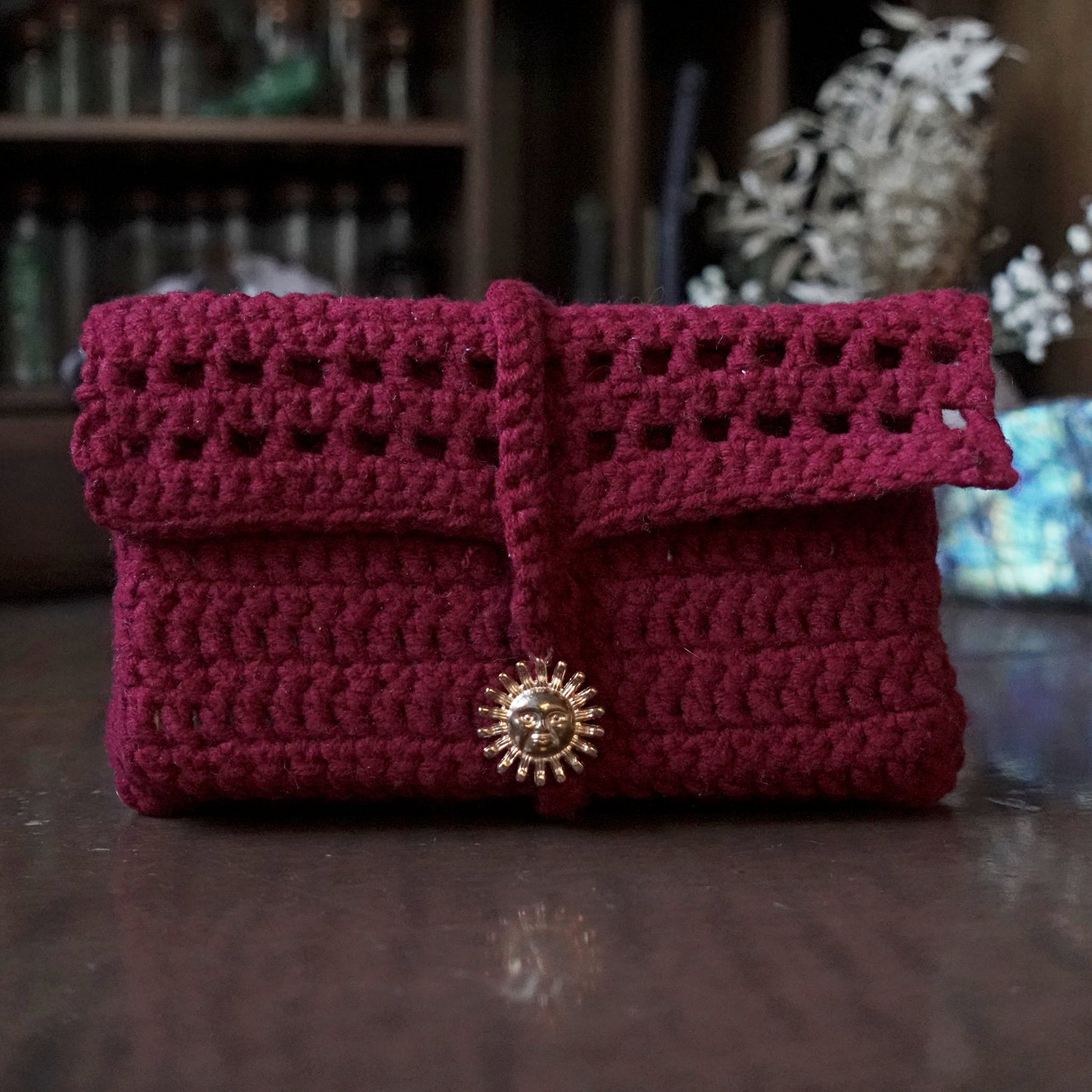 Funda de Tarot a crochet