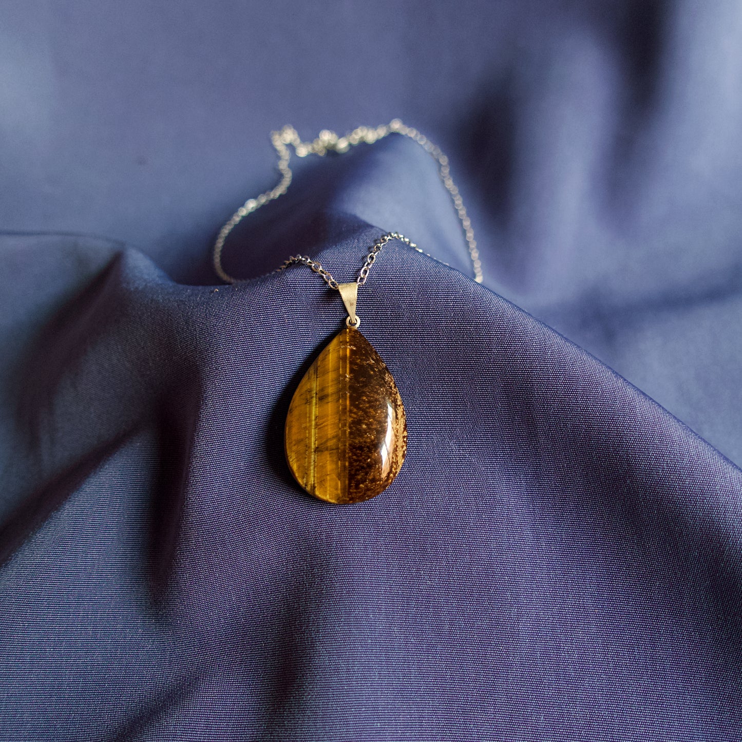 Colgante Lágrima Ojo de Tigre