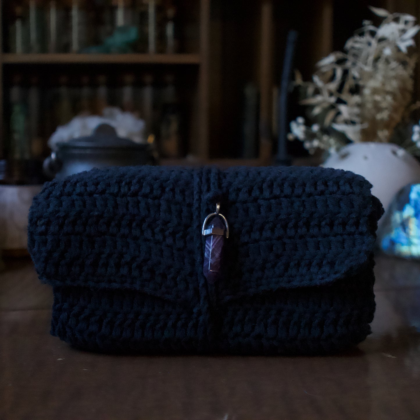 Funda de Tarot a crochet