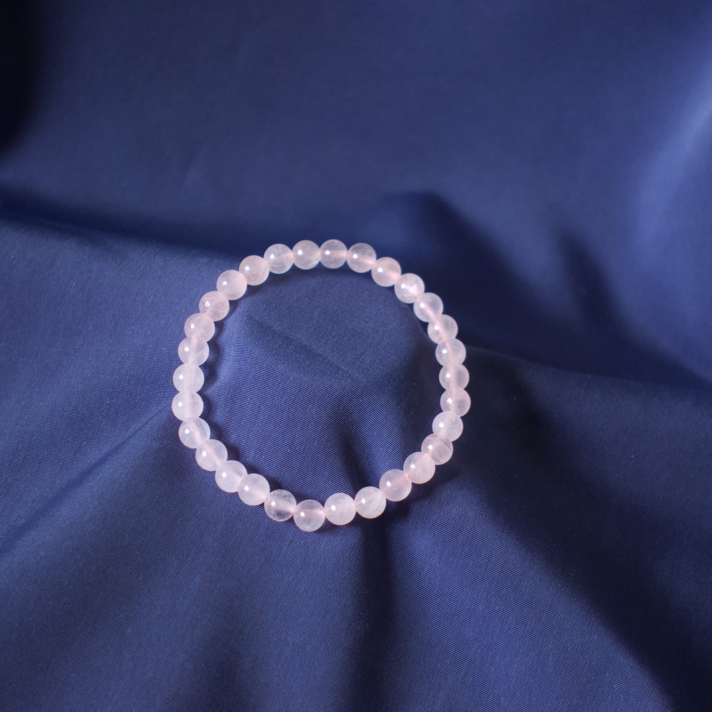 Pulsera Cuarzo Rosa 6mm