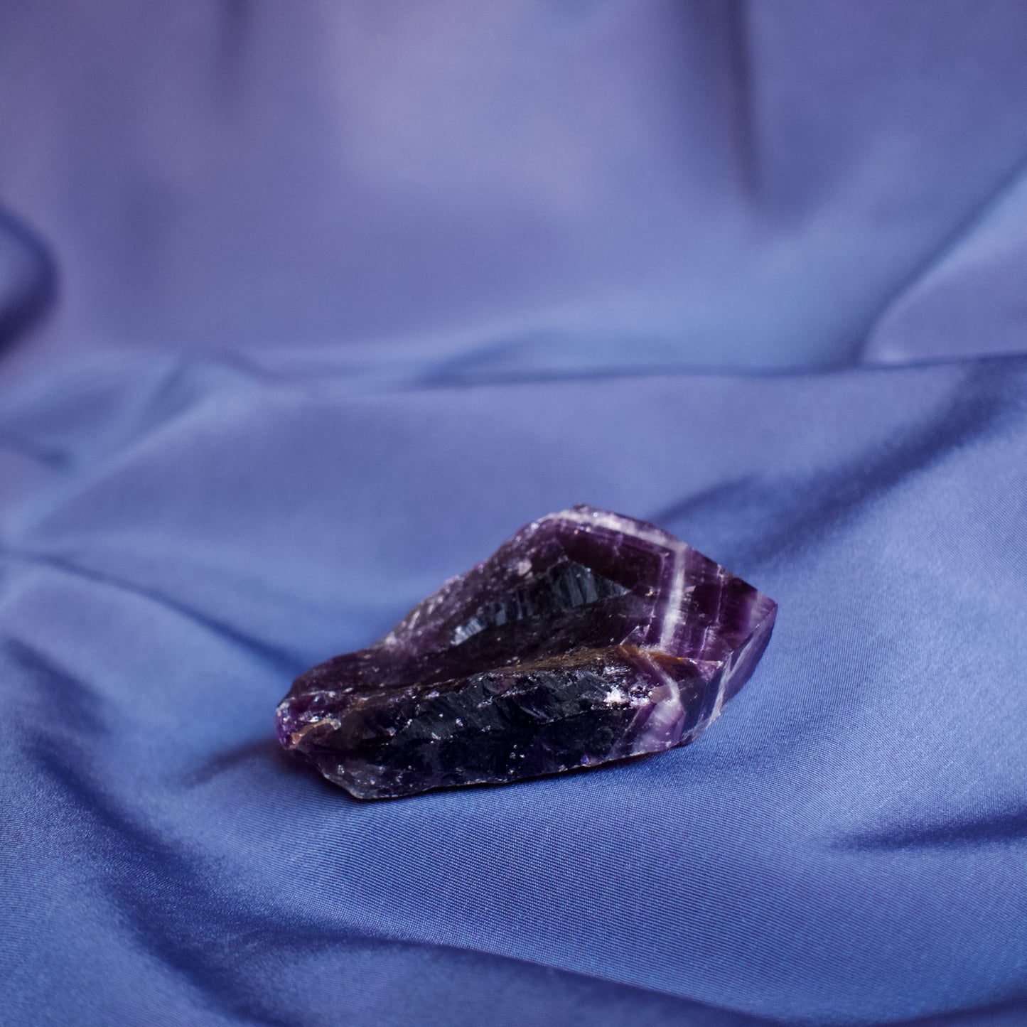 Puntas naturales amatista chevron calidad