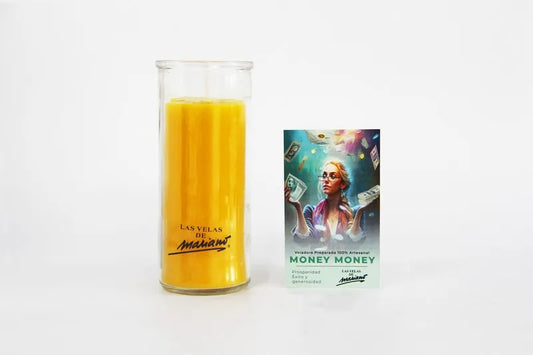 Veladoras en vaso de cristal