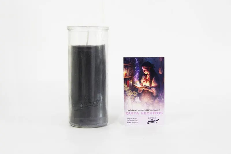 Veladoras en vaso de cristal