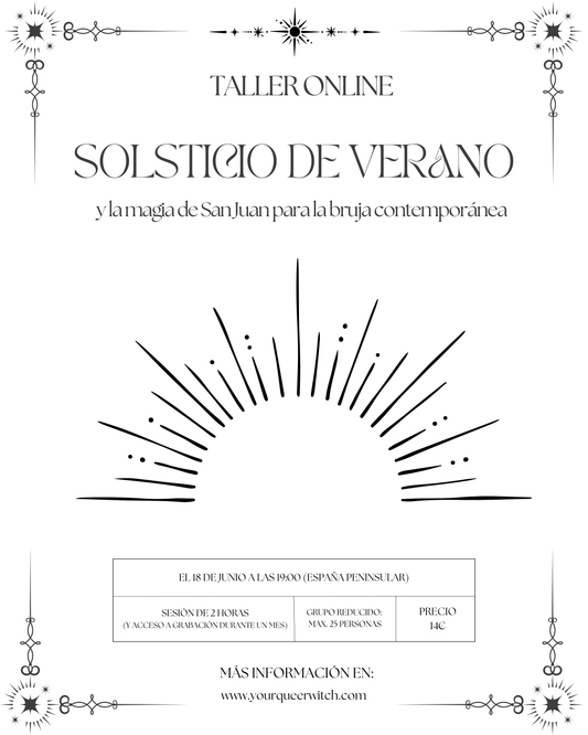Taller Online: Solsticio de Verano y la magia de San Juan para la Bruja Contemporánea