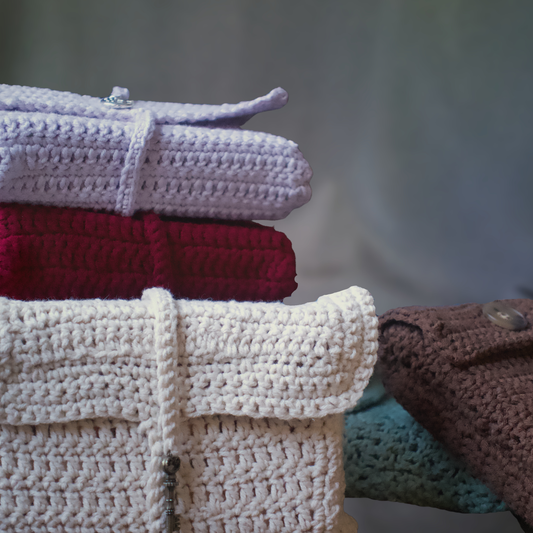 Funda de Tarot a crochet