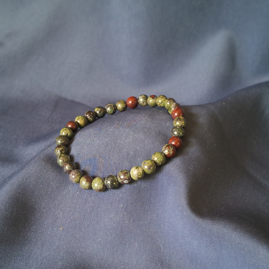 Pulsera de Jaspe Sangre de Dragón 6mm