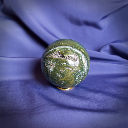 Esfera de Jaspe Oceánico