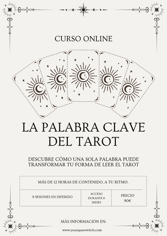 La Palabra Clave del Tarot - Curso Online en diferido