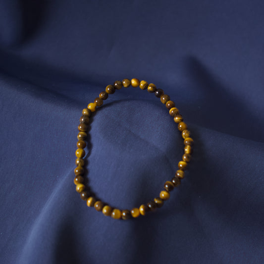Pulsera Ojo de tigre 4mm