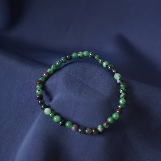 Pulsera Rubí Zoisita 4mm