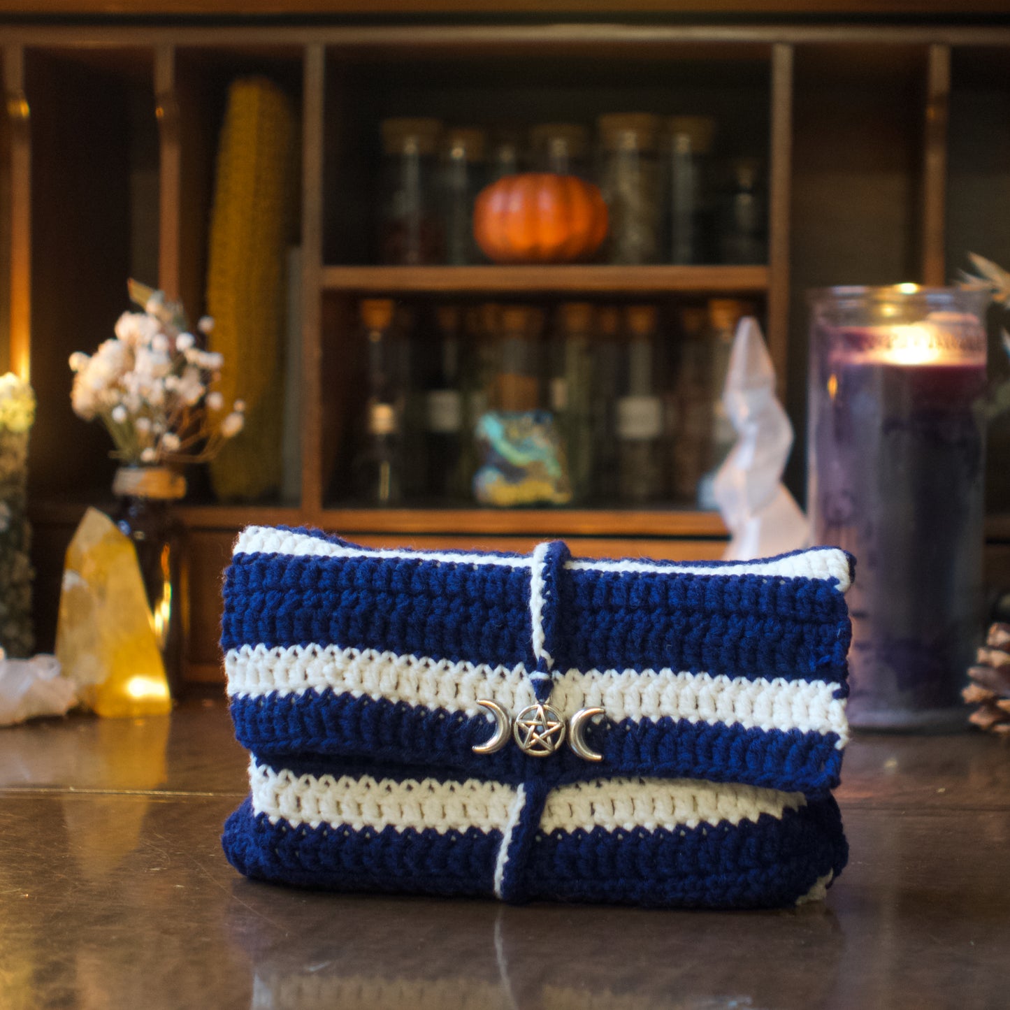 Funda de Tarot a crochet