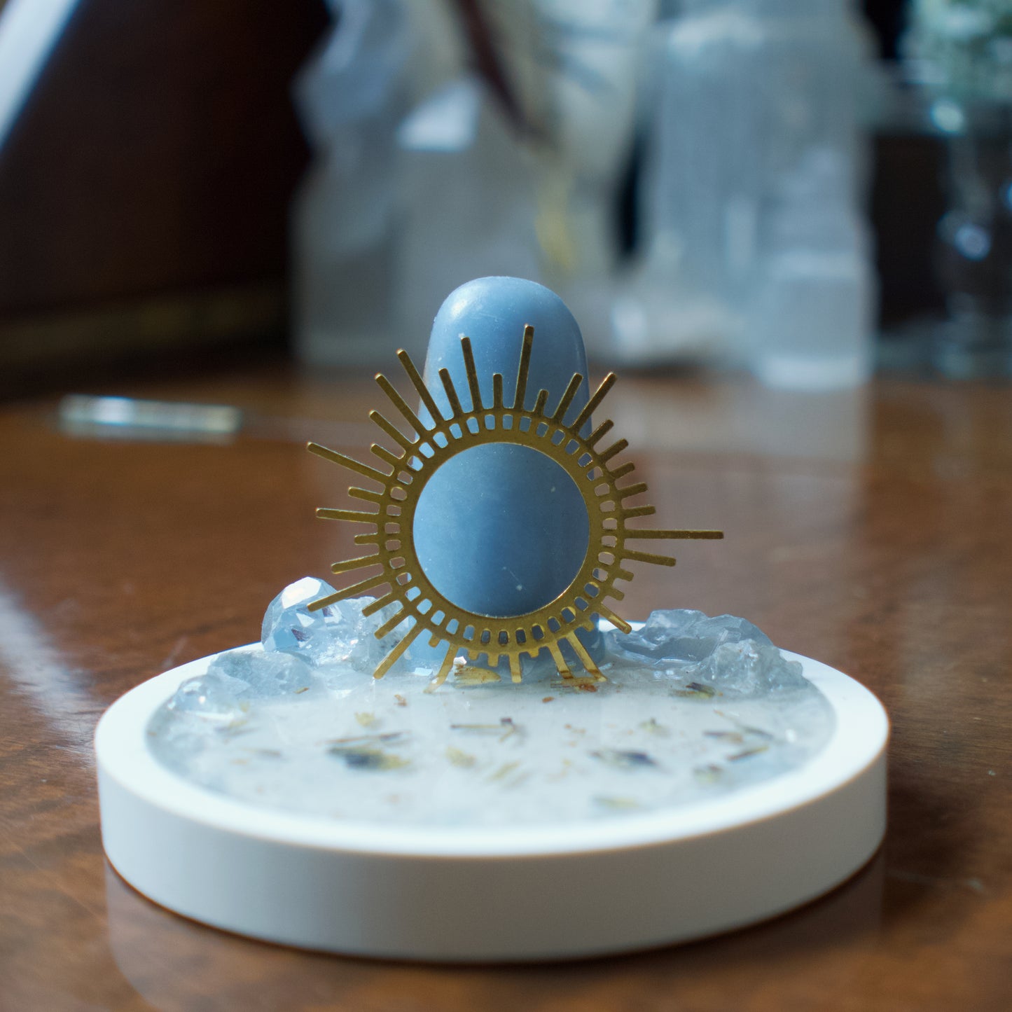 Celestite Druse: Peace and Heavenly Connection