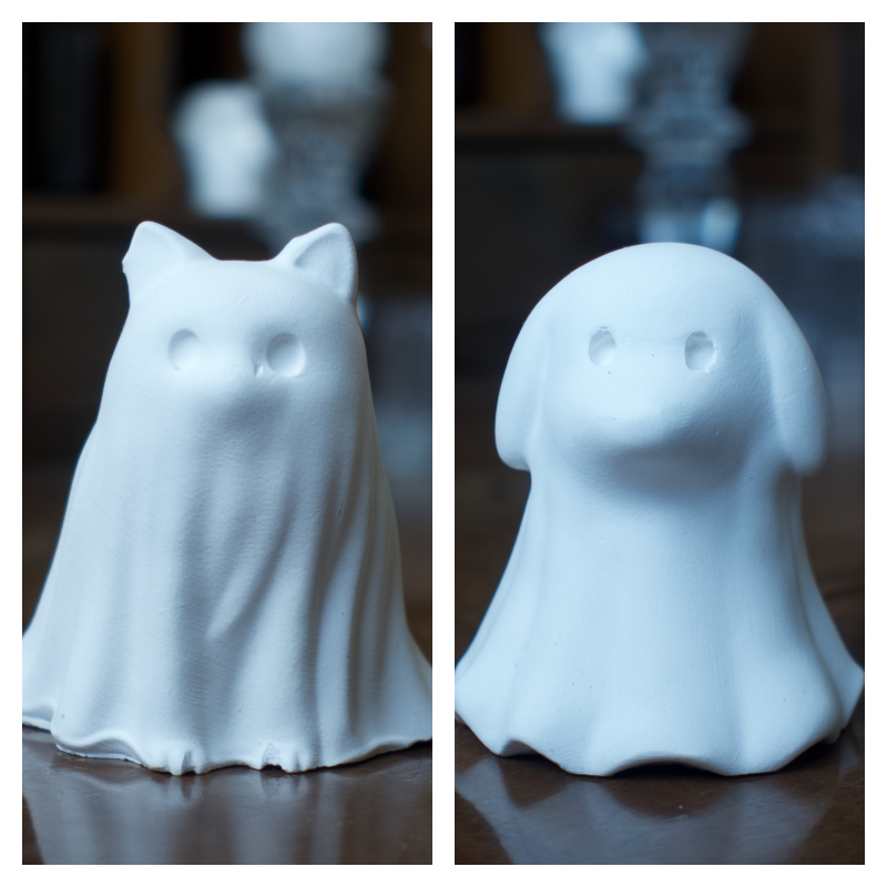 Fantasmitas de perro y gato