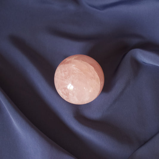 Esfera de cuarzo rosa 2