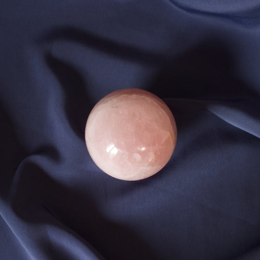 Esfera de cuarzo rosa 3