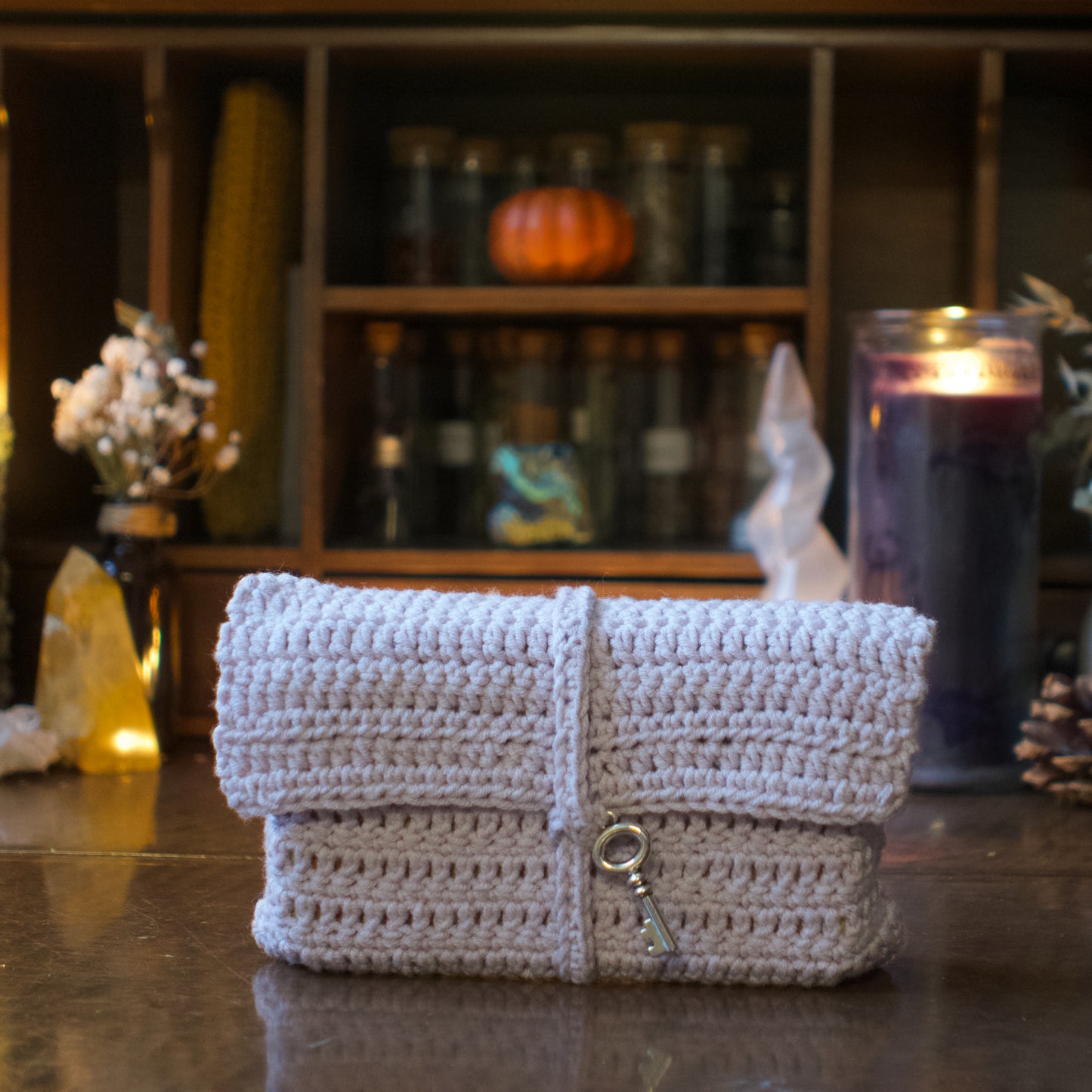 Funda de Tarot a crochet