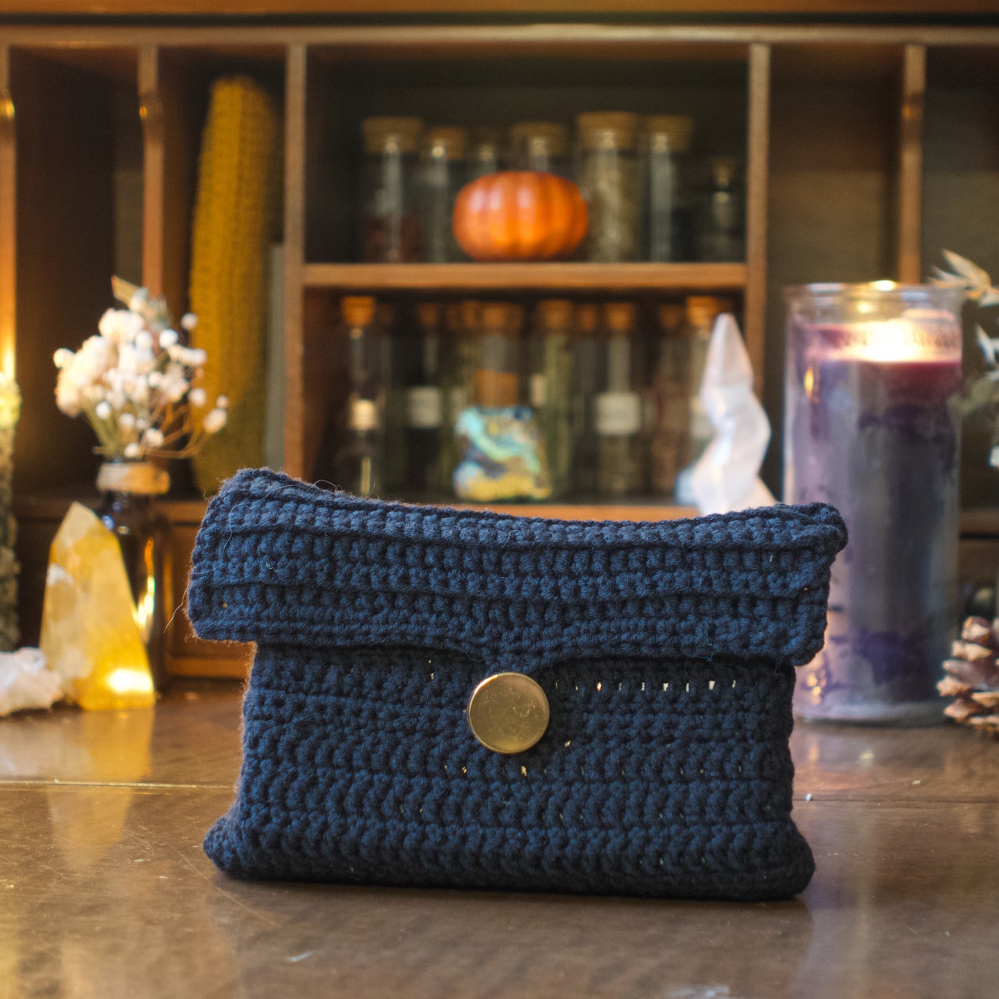 Funda de Tarot a crochet