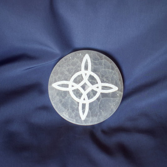 Placa de Selenita con diseño