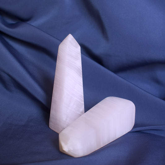 Puntas de Calcita Mangano